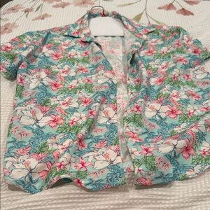 Simply Southern Outfitters Hawaiian SS Button-Up Shirt-Never worn -L.G.